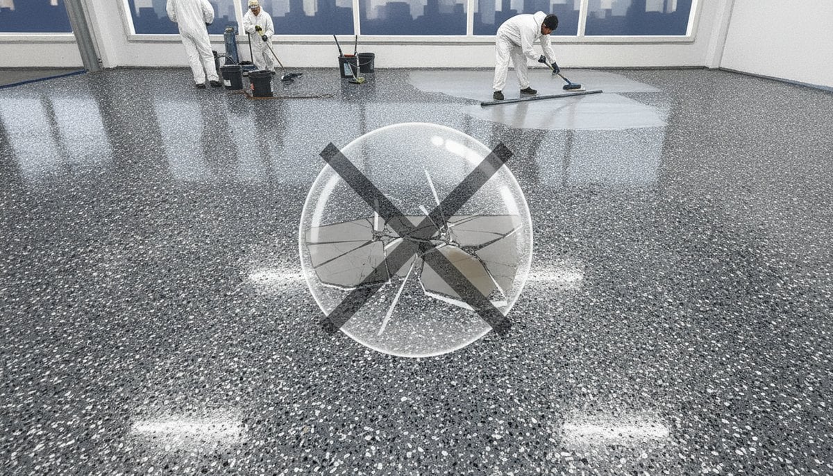 professional epoxy flake garage floor debunking common myths about epoxy flooring in Melbourne