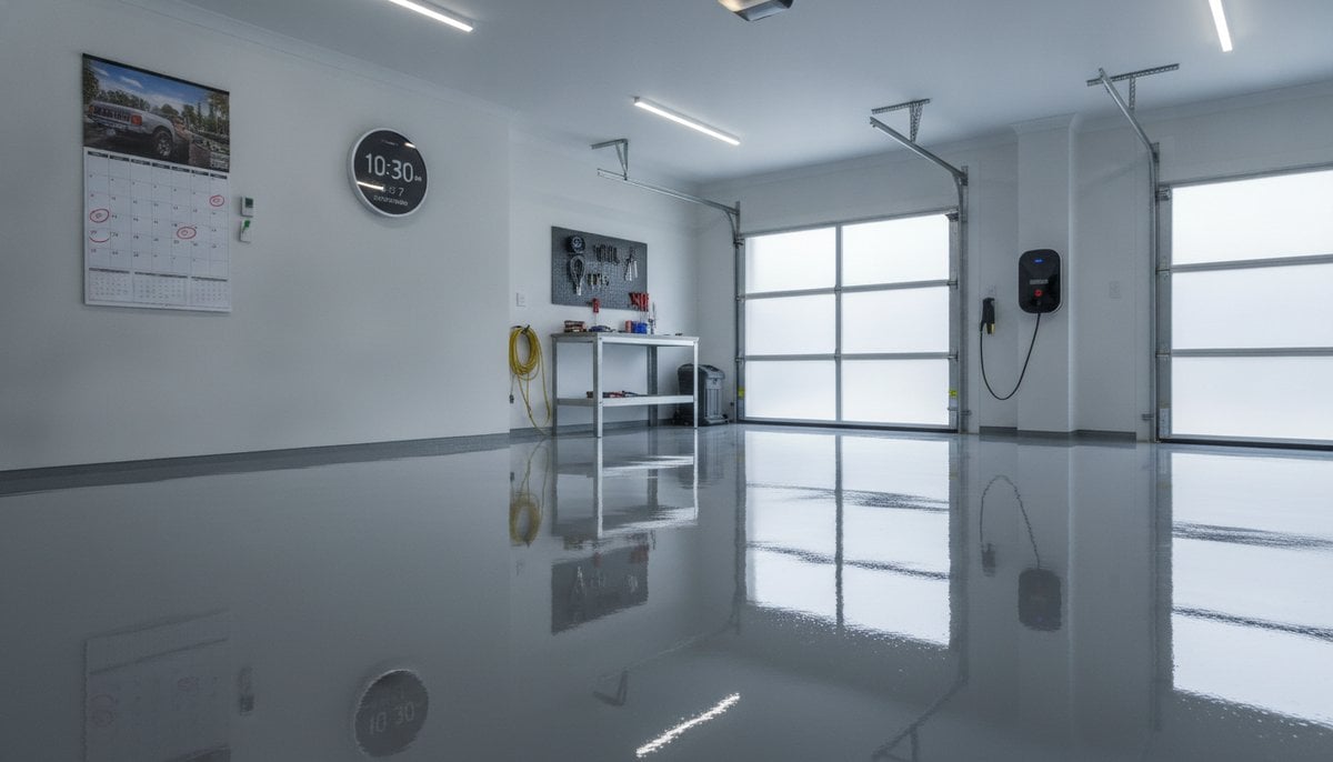 epoxy garage floor installation timeline Melbourne days to cure