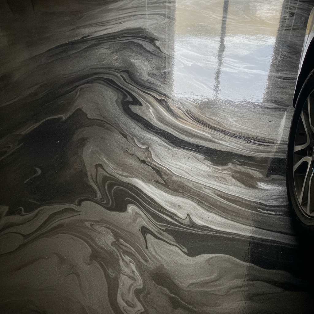 Metallic Epoxy Floors in Preston: Design Ideas for Your Garage