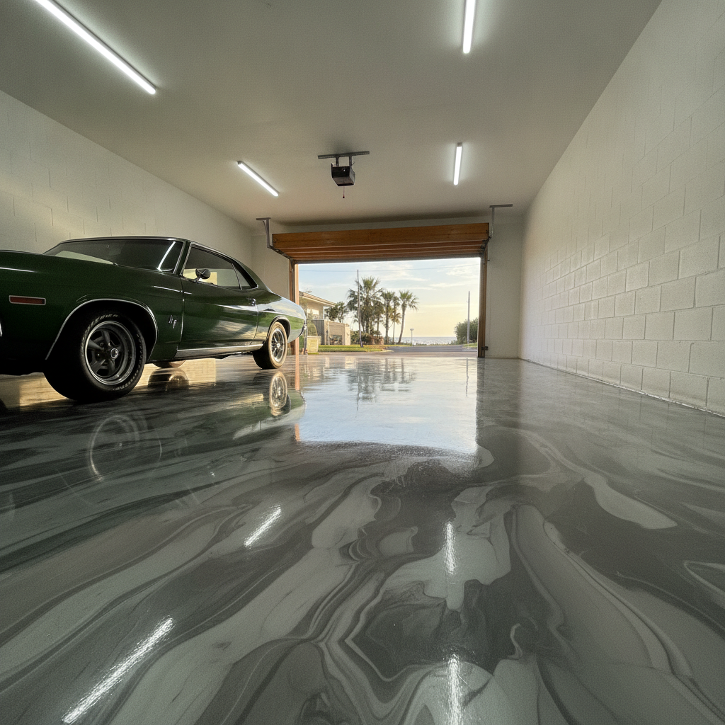 Metallic Epoxy Floors in Williamstown: Coastal Home Garage Guide