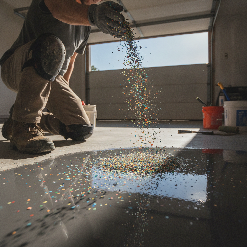 Epoxy Floors with Flakes: Styles, Benefits and What to Expect