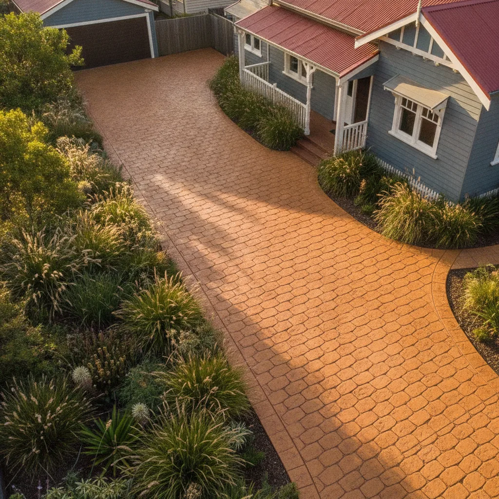 Stencil Concrete Driveways and Paths: A Melbourne Style Guide