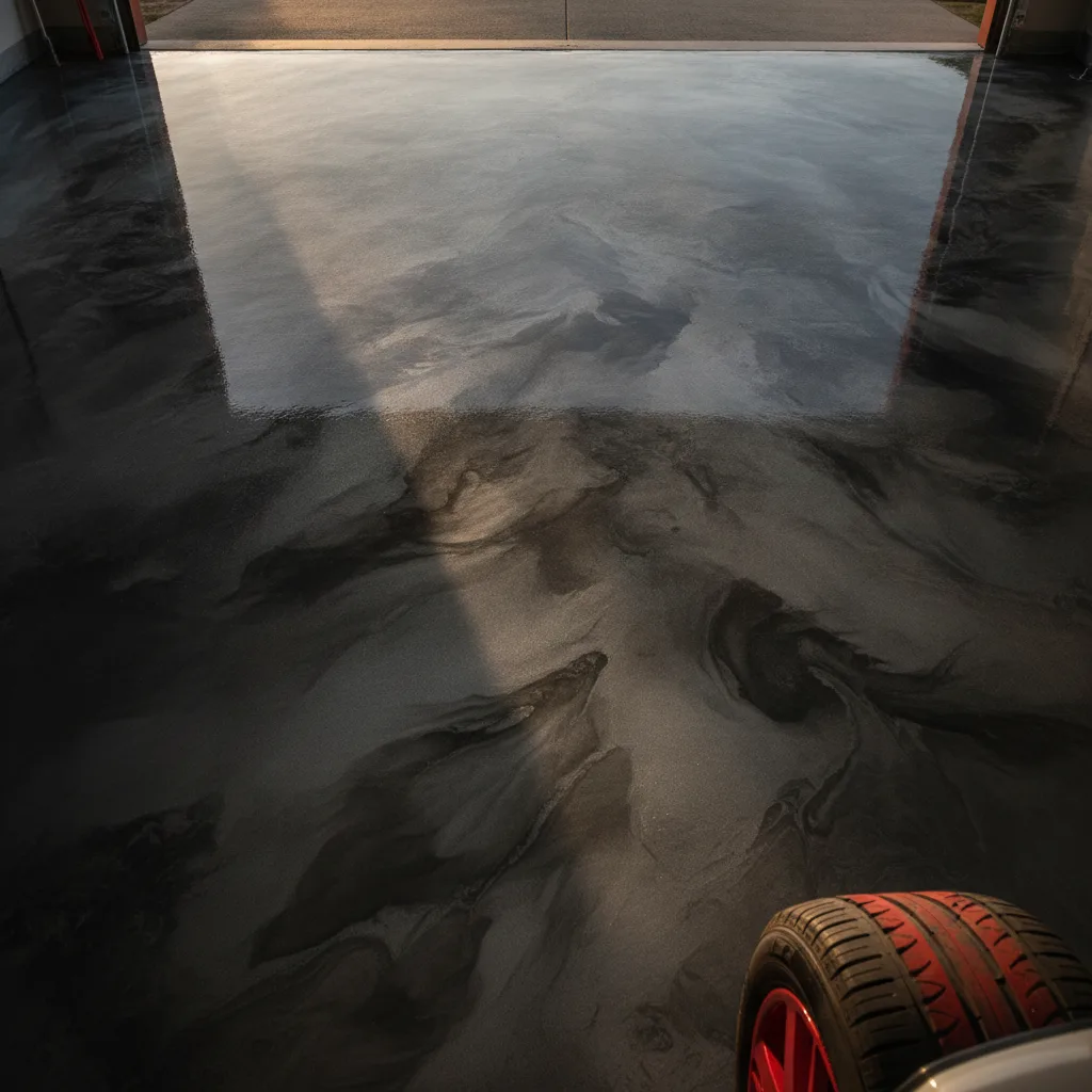 Metallic Epoxy Flooring in Epping: Design Options for Local Garages
