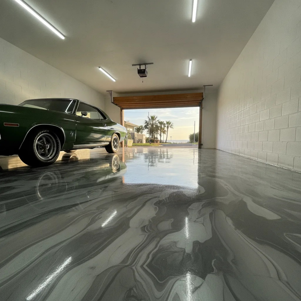 Metallic Epoxy Floors in Williamstown: Coastal Home Garage Guide